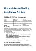 Elite North Dakota Plumbing Code Mastery Test Bank 2026&sol;2027 &vert; NDAC 62 & UPC &vert; Journeyman & Master Exam Prep &lpar;37&plus; Q&A&rpar;