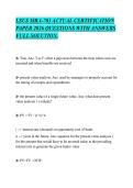 LSUS MBA-703 ACTUAL CERTIFICATION&NewLine;PAPER 2026 QUESTIONS WITH ANSWERS&NewLine;FULL SOLUTION&period;