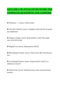 LSUS MBA-703 FINAL STUDY GUIDE 2026&NewLine;COMPLETE QUESTIONS AND ANSWERS&period;