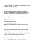 NUR114 Final Exam 2026 Updated Version Questions And Correct &NewLine;Verified Answers With Rationales