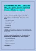 ATLS 10th Edition Post Test 1&comma; 2&comma; 3 & 4 &lpar;Latest &NewLine;2026 &sol; 2027 Update&rpar; Questions and Verified &NewLine;Answers &vert; 100&percnt; Correct &vert; Grade A&plus;