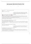 Journeyman Electrician Practice Test Review