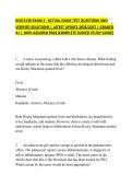 NUR 6130 EXAM 2 - ACTUAL EXAM TEST QUESTIONS AND&NewLine;VERIFIED SOLUTIONS &vert; LATEST UPDATE 2026&sol;2027 &vert; GRADED&NewLine;A&plus; &vert; 100&percnt; ASSURED PASS &lpar;COMPLETE SOLVED STUDY GUIDE&rpar;&NewLine;