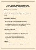 WGU D216 Business Law for Accountants OA EXAM QUESTIONS AND CORRECT VERIFIED SOLUTIONS LATEST UPDATE THIS YEAR &ndash; JUST RELEASED&period;pdf&NewLine;&NewLine;
