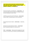 CADE STORM WATER COMPLIANCE CONSTRUCTION EXAM&NewLine;QUESTIONS AND CORRECT ANSWERS &vert; NEWEST UPDATE&NewLine;20262027 &vert; GRADED A&plus; &vert; ASSURED PASS&period; 
