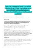 Ecology and Population Dynamics Key Concepts Definitions Review Official Practice Exam Actual Exam 2026&sol;2027 with Detailed Rationales &vert; Complete Exam-Style Questions &vert; Pass Guaranteed &ndash; A&plus; Graded&NewLine;&NewLine;