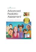 TEST BANK FOR Advanced Pediatric Assessment&comma; Third Edition Third Edition&comma; New by Ellen M&period; Chiocca ISBN&colon;978-0826150110 COMPLETE GUIDE ALL CHAPTERS COVERED 100&percnt; VERIFIED A&plus; GRADE ASSURED&excl;&excl;&excl;&excl;&excl; NEW LATEST UPDATE&excl;&excl;&excl;&excl;&excl;