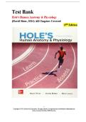 Hole's Human Anatomy & Physiology 15th Edition Test Bank &vert; All Chapters &vert; Shier 2024