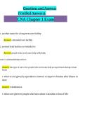 CNA Chapter 1 Exam Review
