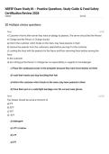 NRFSP Exam Study &num;1 &ndash; Practice Questions&comma; Study Guide & Food Safety Certification Review 2026