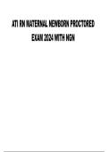 ATI RN Maternal Newborn Proctored Exam 2024 with NGN Converted 2025&sol; 2026 100&percnt; Verified with Correct Questions and Answers PDF Download