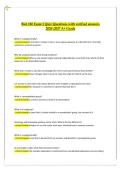 BIOL 180 Exam Concepts &vert;Midterm Exam Study Guide &vert;BIOL 180 Exam 3 Quiz Questions with Verified Answers &vert; 2026&sol;2027 &vert; Complete Biology Exam Study Guide A&plus; Grade Quiz Bundles