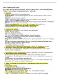 NUR2063 Final Exam Package Deal Patho Spring Rasmussen University 