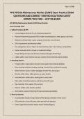 NYC NYCHA Maintenance Worker &lpar;CUNY&rpar; Exam Practice EXAM QUESTIONS AND CORRECT VERIFIED SOLUTIONS LATEST UPDATE THIS YEAR &ndash; JUST RELEASED&period;pdf&NewLine;&NewLine;