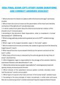ISSA Certified Personal Trainer &lpar;CPT&rpar; Final Exam Study Guide Questions and Correct Answers &ndash; 2026&sol;2027 Certification Review Guide