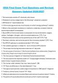 ISSA Final Exam Test Questions and Revised Answers &ndash; 2026&sol;2027 Fitness Certification Comprehensive Study Guide