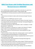 ISSA Final Exam with Certified Questions and Revised Answers &ndash; 2026&sol;2027 Fitness Certification Comprehensive Review Guide