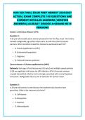 NUR 622 FINAL EXAM PREP NEWEST 2026&sol;2027 &NewLine;ACTUAL EXAM COMPLETE 100 QUESTIONS AND &NewLine;CORRECT DETAILED ANSWERS &lpar;VERIFIED &NewLine;ANSWERS&rpar; &vert;ALREADY GRADED A&plus;&vert;BRAND NE W &NewLine;VERSION&excl;&excl;