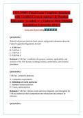 CON 3990V Final Exam Complete Questions &NewLine;with Verified Correct Answers & Detailed &NewLine;Rationales &vert; Graded A&plus; &vert; Updated 2026 &vert; Defense &NewLine;Acquisition University &lpar;DAU&rpar;