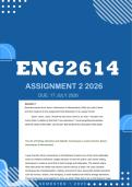 ENG2614 Assignment 2 2026 - Distinction &vert; Due 17 July 2026
