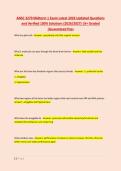 ANSC 3270 Midterm 1 Exam Latest 2026 Updated Questions &NewLine;and Verified 100&percnt; Solutions &lpar;2026&sol;2027&rpar; &vert;A&plus; Graded &NewLine;&vert;Guaranteed Pass 