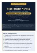 Public Health Nursing Exam 2026&sol;2027 &ndash; 250 Verified NGN Questions with Rationales &vert; Community Health&comma; Epidemiology&comma; Social Determinants&comma; NCLEX-RN&sol;PN