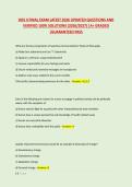DOS II FINAL EXAM LATEST 2026 UPDATED QUESTIONS AND &NewLine;VERIFIED 100&percnt; SOLUTIONS &lpar;2026&sol;2027&rpar; &vert;A&plus; GRADED &NewLine;&vert;GUARANTEED PASS