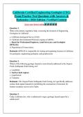 California Certified Engineering Geologist &lpar;CEG&rpar; &NewLine;Exam Practice Test Questions with Answers & &NewLine;Rationales &vert; 2026 Edition &vert; Verified Content 