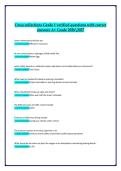 CWEA Collections Grade 1 Verified Questions and Answers &vert; 2026&sol;2027 &vert; Complete Certification Exam Study Guide A&plus; Grade 