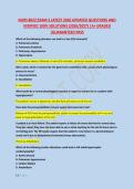 NURS 8022 EXAM 3 LATEST 2026 UPDATED QUESTIONS AND &NewLine;VERIFIED 100&percnt; SOLUTIONS &lpar;2026&sol;2027&rpar; &vert;A&plus; GRADED &NewLine;&vert;GUARANTEED PASS 
