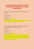FNP 590 EXAM LATEST 2026 UPDATED QUESTIONS AND &NewLine;VERIFIED 100&percnt; SOLUTIONS &lpar;2026&sol;2027&rpar; &vert;A&plus; GRADED &NewLine;&vert;GUARANTEED PASS