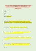 WGU Bundled Exam package Exam Latest 2026 Updated  Questions and Verified 100&percnt; Solutions &lpar;2026&sol;2027&rpar; &vert;A&plus; Graded  &vert;Guaranteed Pass
