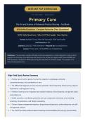 Primary Care Exam 2026&sol;2027 &ndash; 260 Verified NGN Questions with Rationales &vert; Advanced Practice Nursing&comma; NP Certification&comma; NCLEX-RN