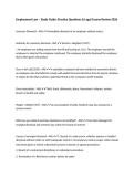 Employment Law &ndash; Study Guide&comma; Practice Questions & Legal Course Review 2026