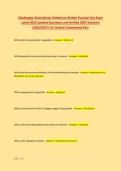 Washington State Master Esthetician Written Practical Test Exam &NewLine;Latest 2026 Updated Questions and Verified 100&percnt; Solutions &NewLine;&lpar;2026&sol;2027&rpar; &vert;A&plus; Graded &vert;Guaranteed Pass 