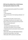 CRCR Real Exam 2026 Questions and Answers &vert; Multiple Choice Questions Certified Revenue Cycle Representative &vert;HFMA