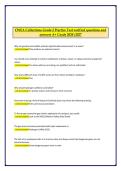 CWEA Grade 1-4 Test Verified Questions with Correct Answers A&plus; &vert; California Water Environment Association &lpar;CWEA&rpar; &vert; 2026&sol;2027 Complete Exam Study Guide Actual A&plus; Grade