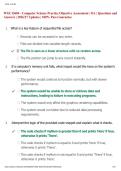 WGU D684 - Computer Science Practice Objective Assessment &vert; OA &vert; Questions and Answers &vert; 2026&sol;27 Updates &vert; 100&percnt; Pass Guarantee