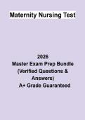 Maternity Nursing Test&colon; Complete Study Guide&comma; Review Notes & Practice Questions PDF