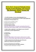 WGU D115 Advanced Pathophysiology &NewLine;Practice Exam Questions And Answers &NewLine;Plus Rationales 2026&sol;27 Instant Pdf &NewLine;Download 