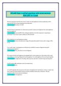 EPA Section 608 Type 1 &ndash; Verified Questions with Correct Answers A&plus; &vert; Complete HVAC Certification Study Guide &vert;  Exam Preparation