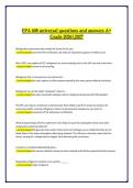 EPA Section 608 Universal Certification&vert;Questions and Answers A&plus; &vert; Complete HVAC Certification Study Guide &vert; 2026&sol;2027
