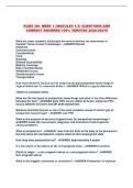 NURS 301 WEEK 1 &lpar;MODULES 1-3&rpar; QUESTIONS AND CORRECT ANSWERS 100&percnt; VERIFIED 2026-2027&excl;&excl;