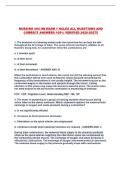 NURSING 404 OB EXAM 1 NCLEX ALL QUESTIONS AND CORRECT ANSWERS 100&percnt; VERIFIED 2026-2027&excl;&excl;