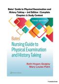 Bates' Guide to Physical Examination and History Taking&comma; 3rd Edition &vert; Complete Study Content &vert; Physical Assessment & Health Examination Exam Prep