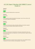 ALU 201 Chapter 9 Questions with CORRECT Answers&NewLine;&lpar;Grade A&plus;&rpar;