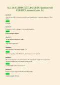 ALU 201 ULTIMATE STUDY GUIDE Questions with&NewLine;CORRECT Answers &lpar;Grade A&plus;&rpar;