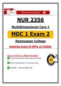 NUR 2356 MDC 1 Exam 2 &ndash; &lpar;2026&rpar; Actual Questions & Answers &lpar;RC&rpar; 100&percnt; Guarantee Pass