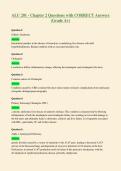 ALU 201 - Chapter 2 Questions with CORRECT Answers&NewLine;&lpar;Grade A&plus;&rpar;