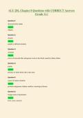 ALU 201&comma; Chapter 8 Questions with CORRECT Answers&NewLine;&lpar;Grade A&plus;&rpar;